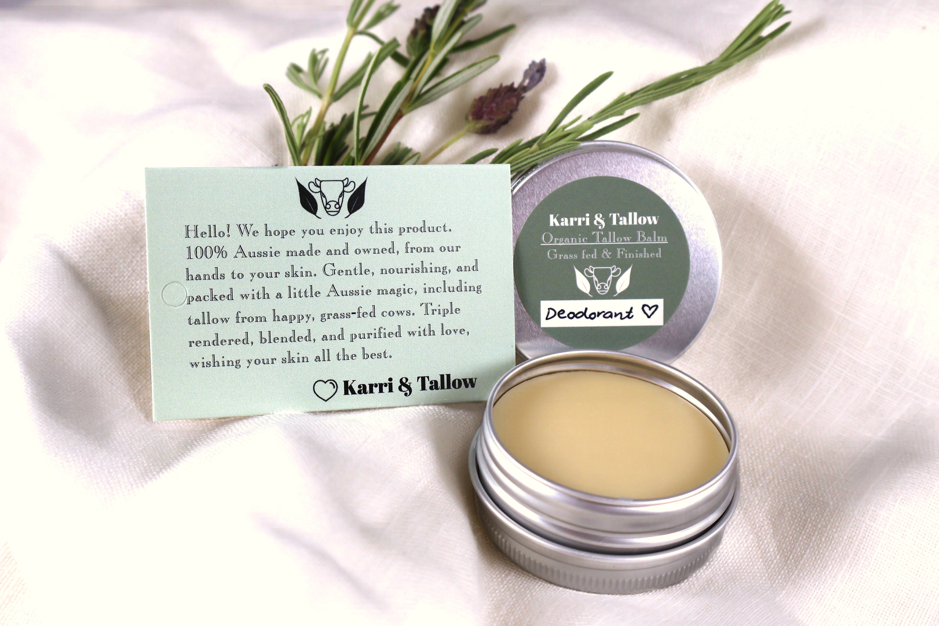 Natural Tallow Deodorant